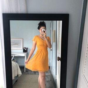 Fun tangerine dress from Abercrombie